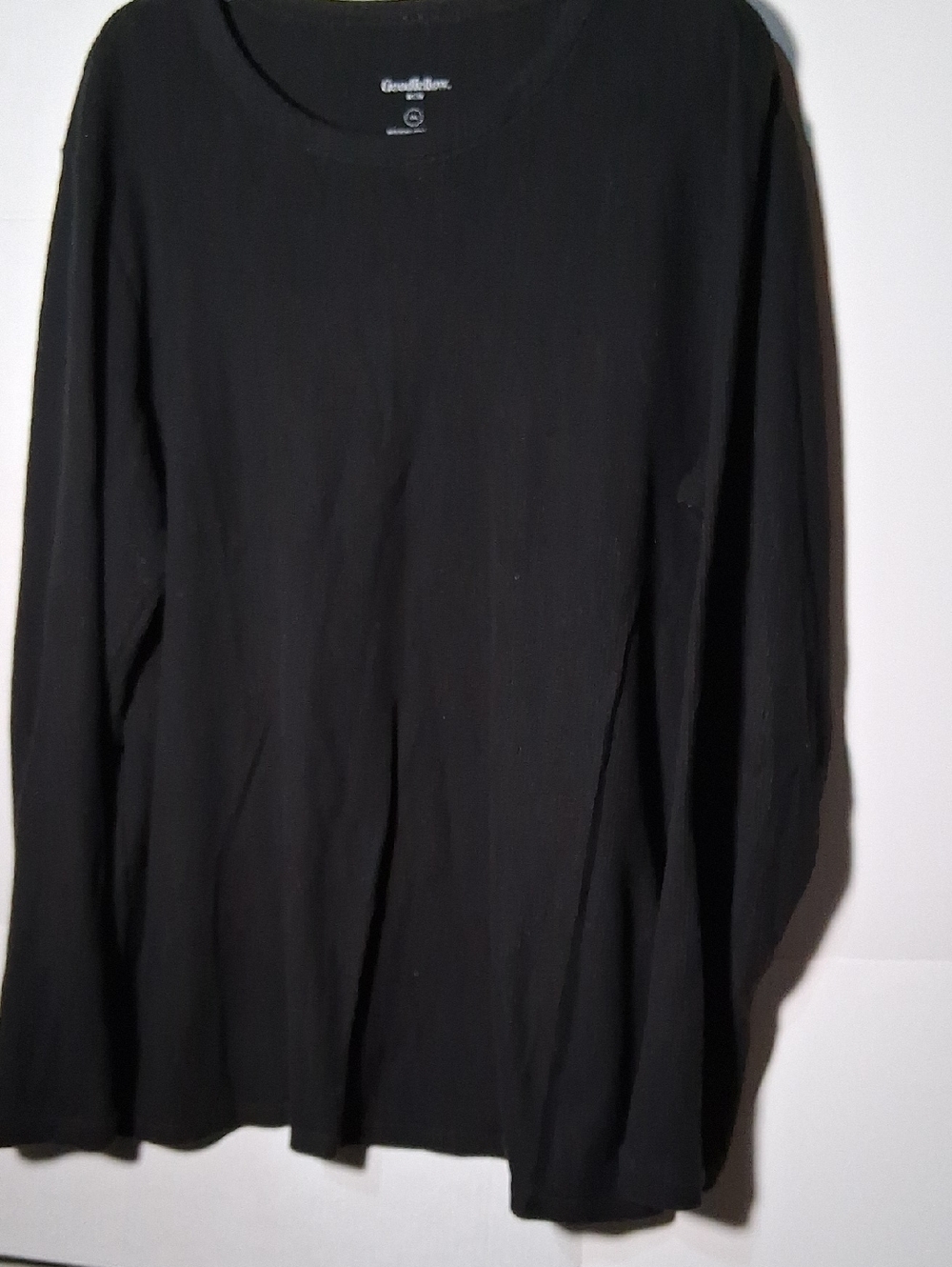 Goodfellow & Co Black Long-Sleeve Crewneck Tee